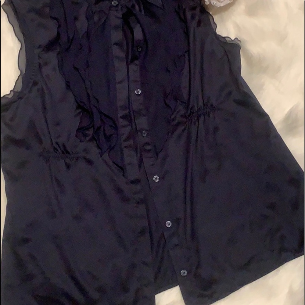 💰😍❤️Navy Blue Short Sleeve Blouse💝!!!
